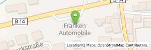 Position der Tankstelle GT Franken