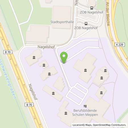 Standortübersicht der Strom (Elektro) Tankstelle: innogy SE in 49716, Meppen